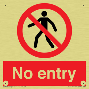 No entry